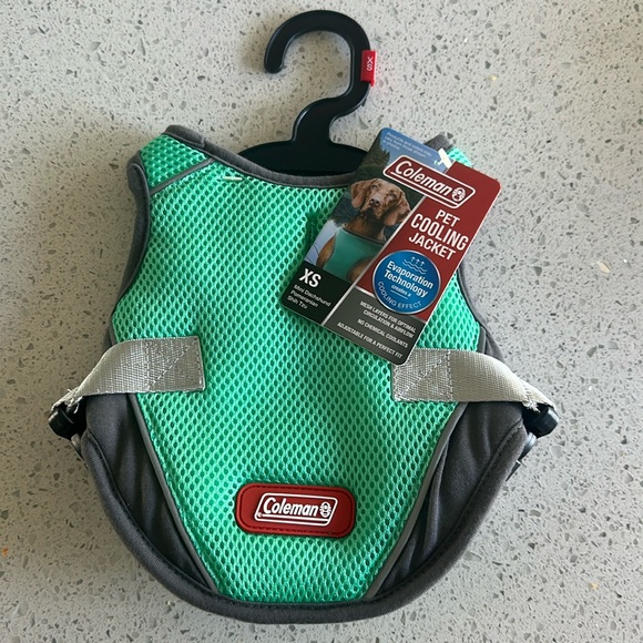 Coleman Teal and Gray Pet Cooling Vest - Picture 1 of 4